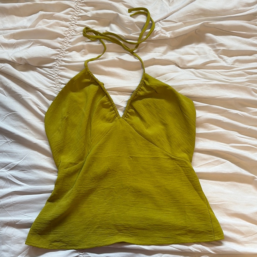 Lime Green Halter Camisole